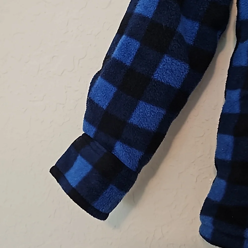 7 for all Mankind Boys heavyweight plaid jacket, size ?medium